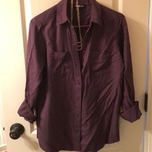 Express women’s button down long sleeve